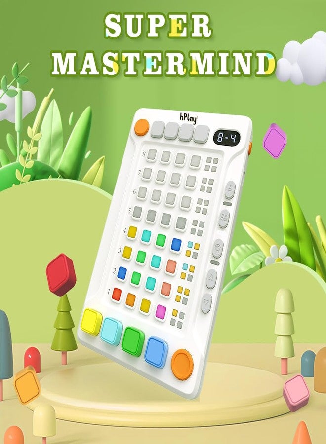 hPlay Super Mastermind Code Breaking Puzzle Game for Kids and Adults, 1-2 Players. Birthday Gift for Boys and Girls - Image 5